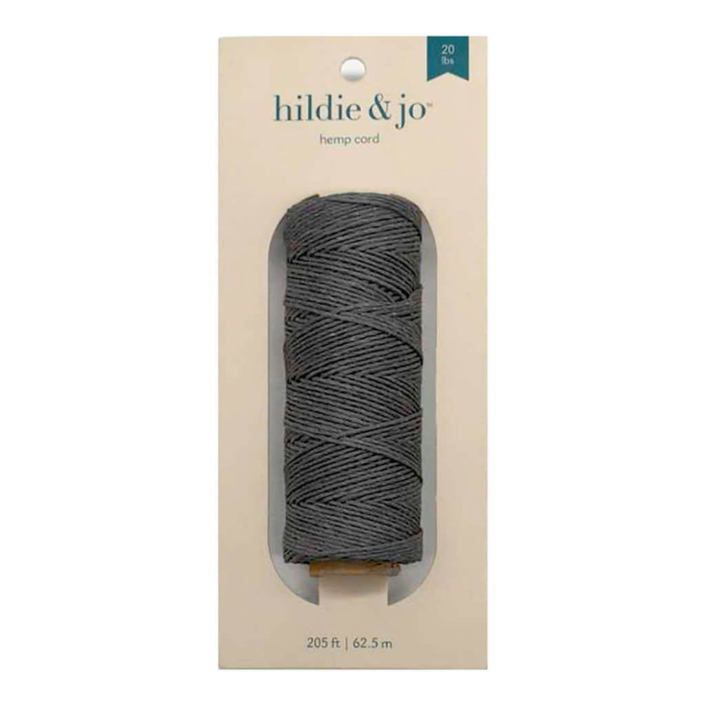 Hemp Cord Gray 205ft