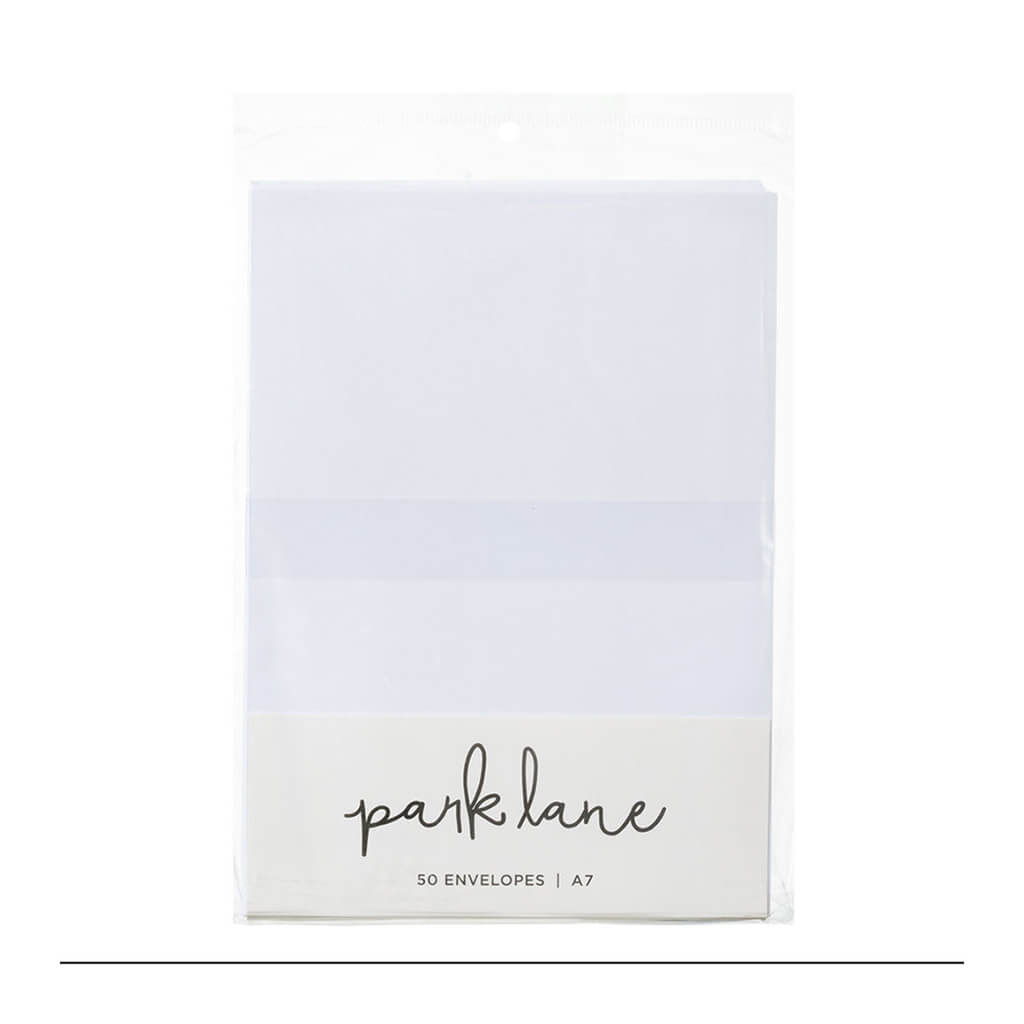 White A7 Cardstock Envelopes 50ct