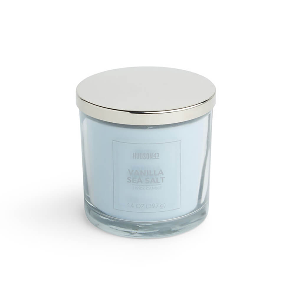 Vanilla Sea Salt 3 Wick Scented Jar Candle, 14oz