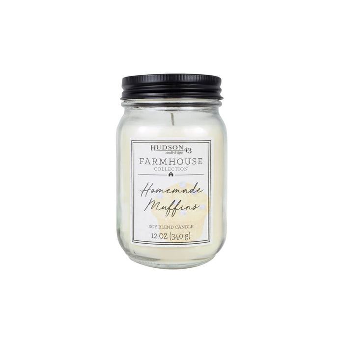 Homemade Muffins Scented Mason Jar Candle, 12oz