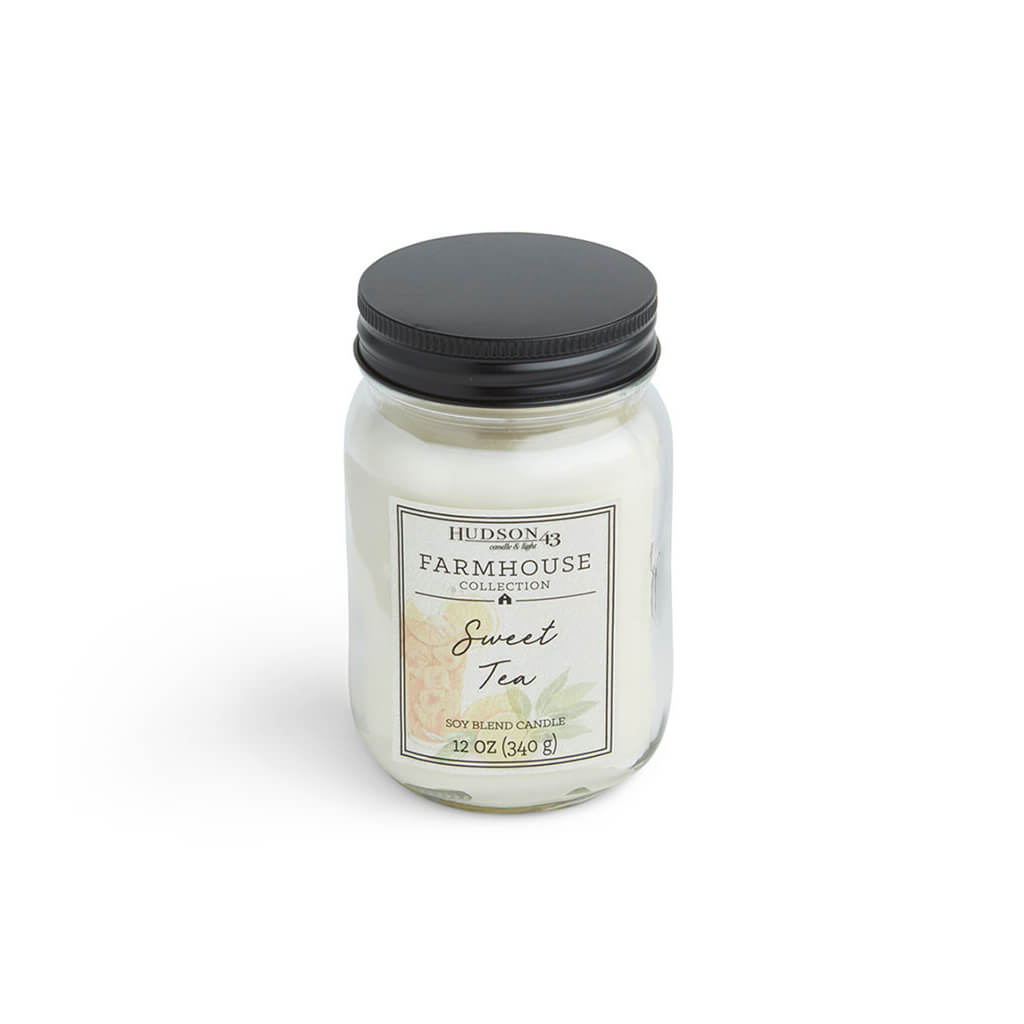 Sweet Tea Scented Mason Jar Candle, 12oz