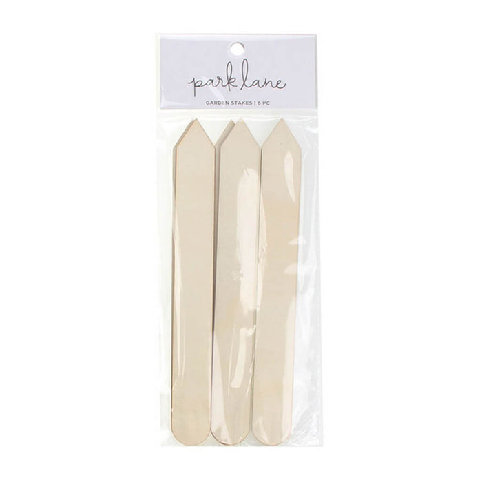 Unfinished Wood Garden Stakes, 6pk 1in x 8.25in