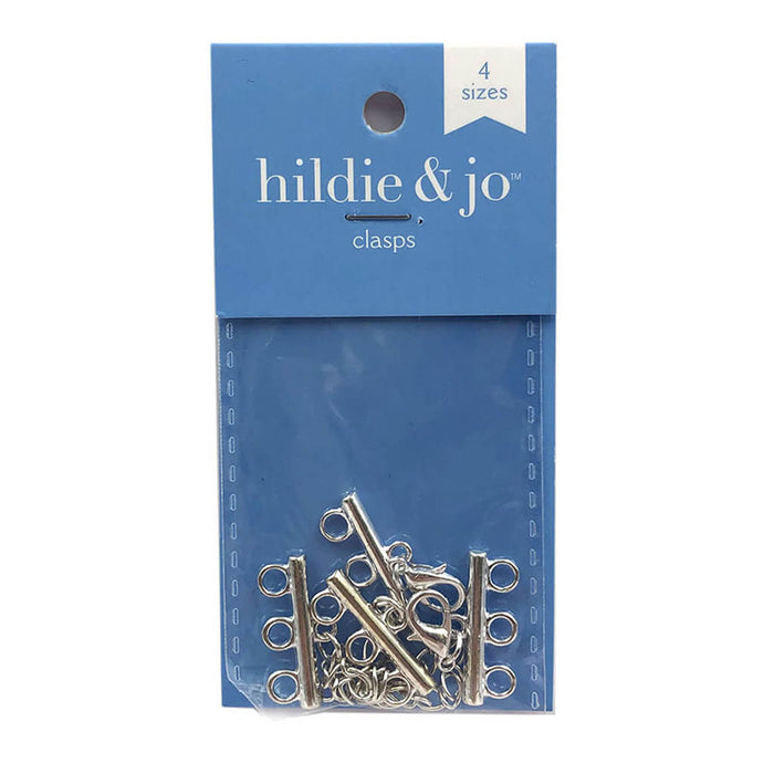Silver Assorted Clasps 4ct