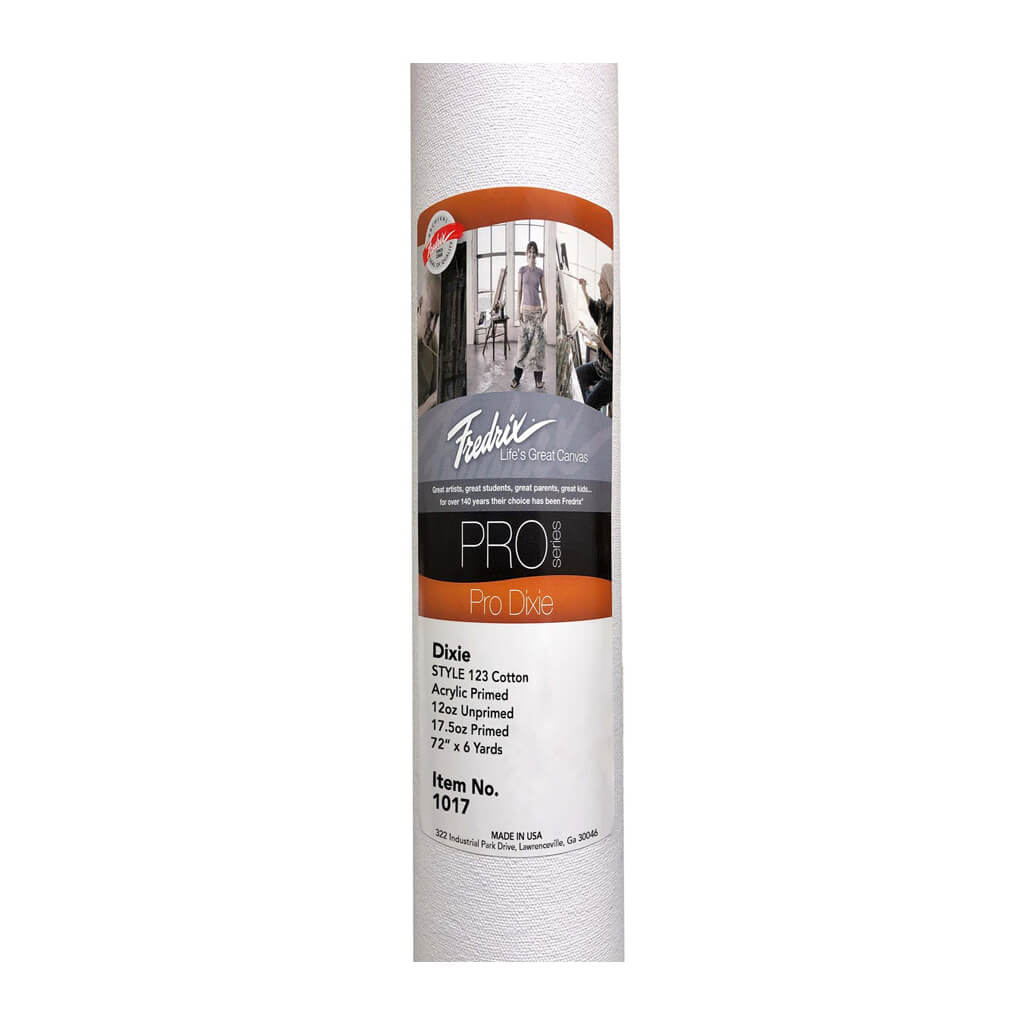 PRO Dixie 84in x 12yd Acrylic Primed Cotton Canvas Roll