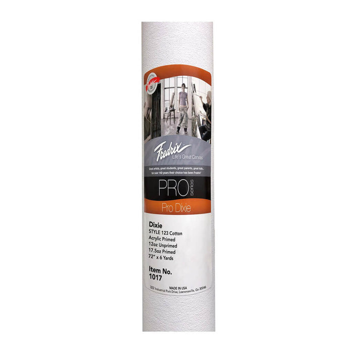 PRO Dixie 84in x 12yd Acrylic Primed Cotton Canvas Roll
