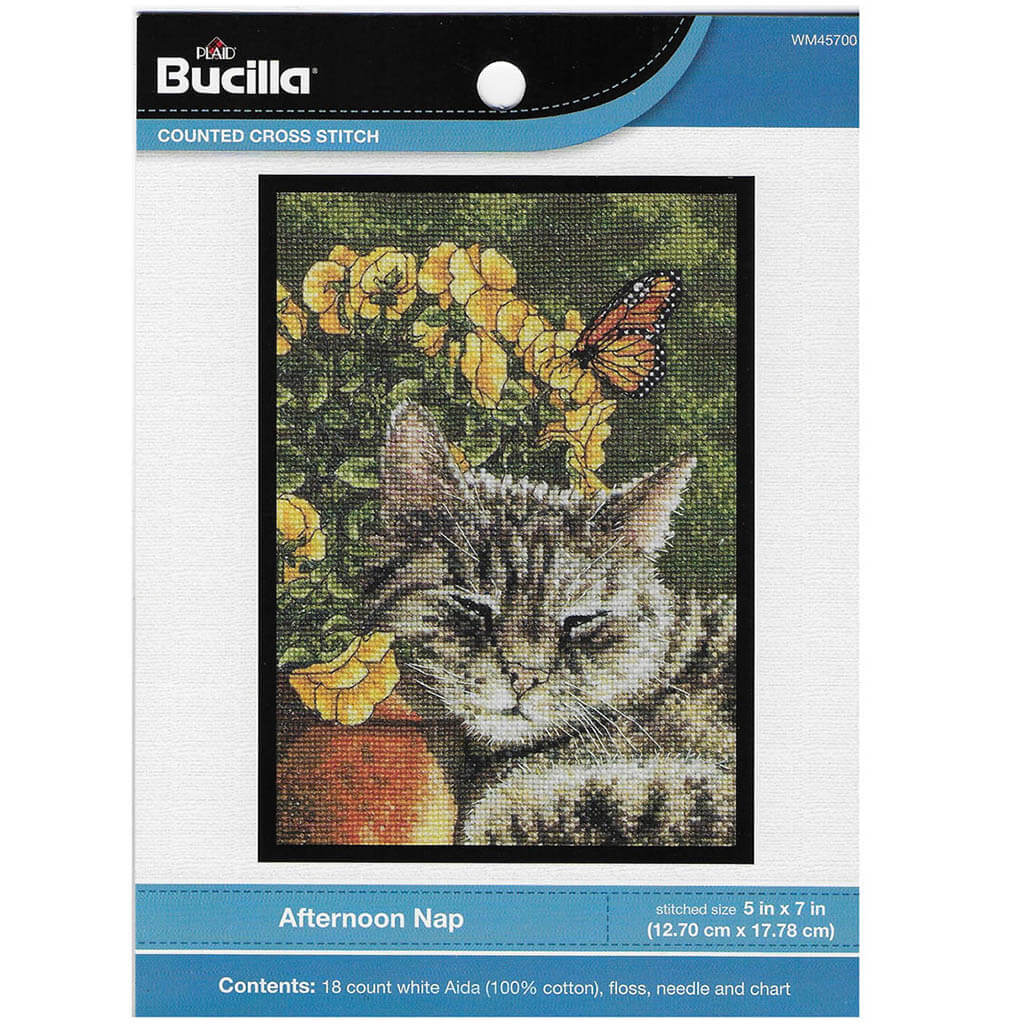 Counted Cross Stitch Mini Afternoon Nap