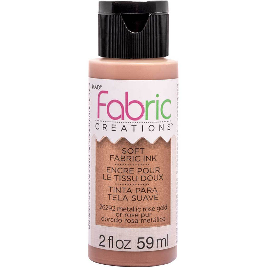 Fabric Creations Soft Fabric Ink Metallic, 2oz