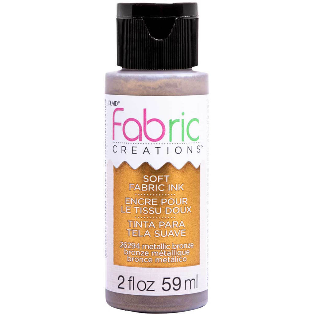 Fabric Creations Soft Fabric Ink Metallic, 2oz