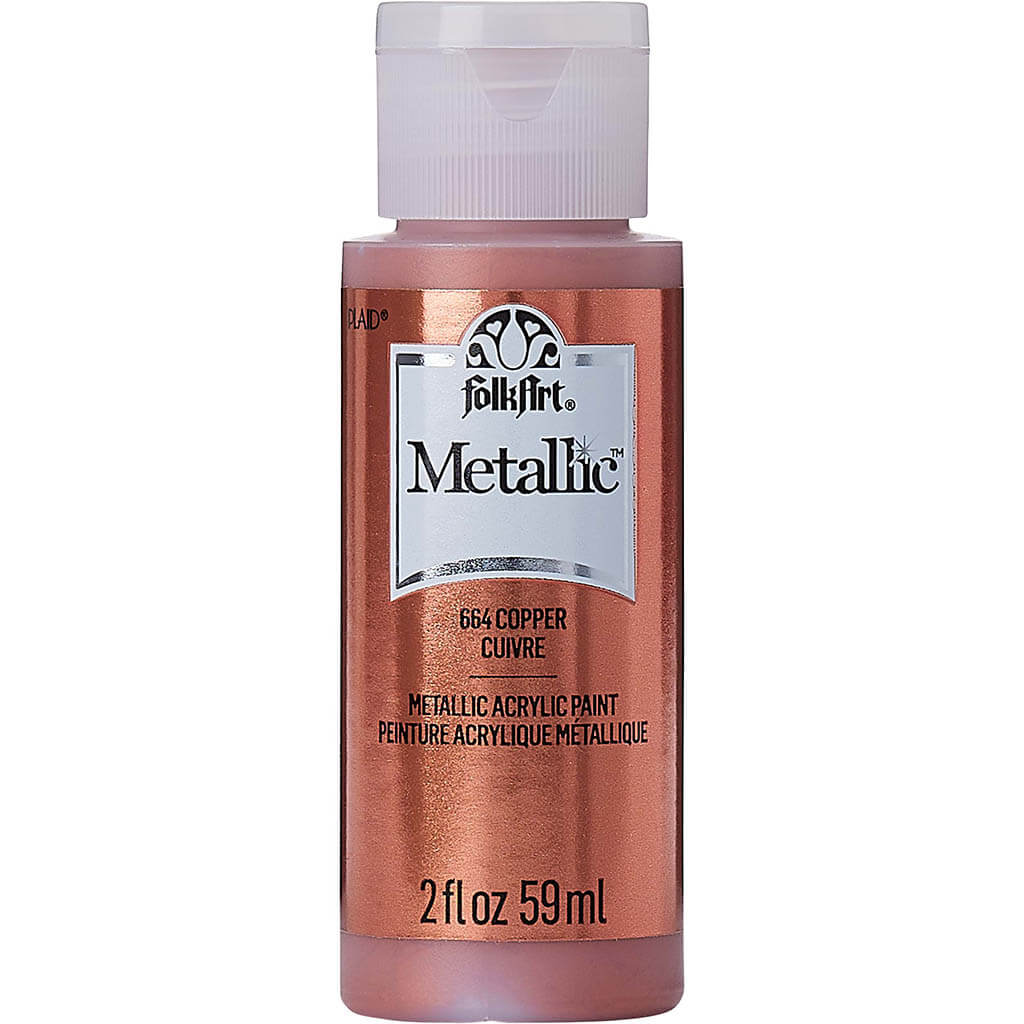 FolkArt Metallic Acrylic Paint in Assorted Colors (2-Ounce FolkArt Metallic Acrylic Paint in Assorted Colors (2-Ounce