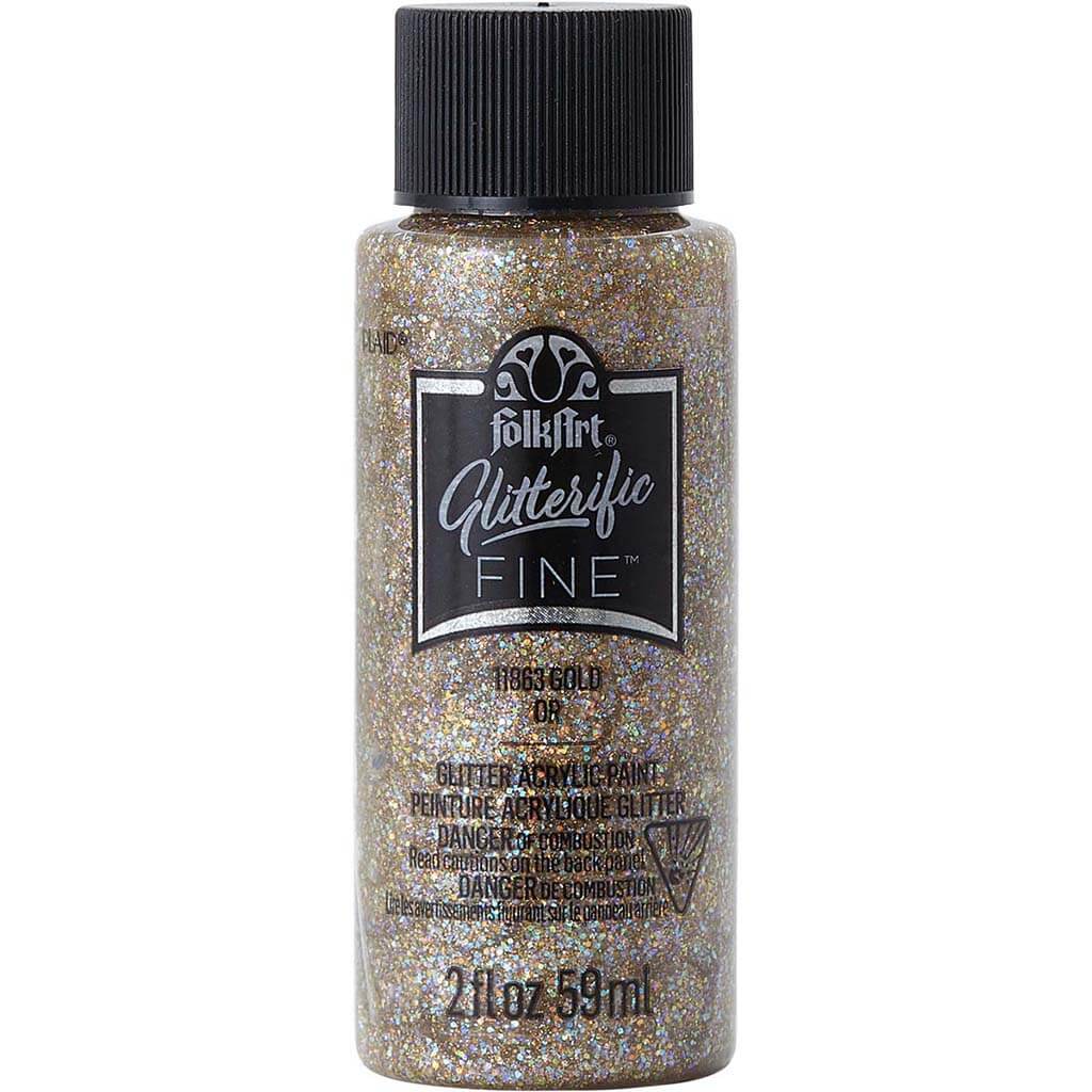 Folkart Glitterific Fine Acrylic Paint, 2oz