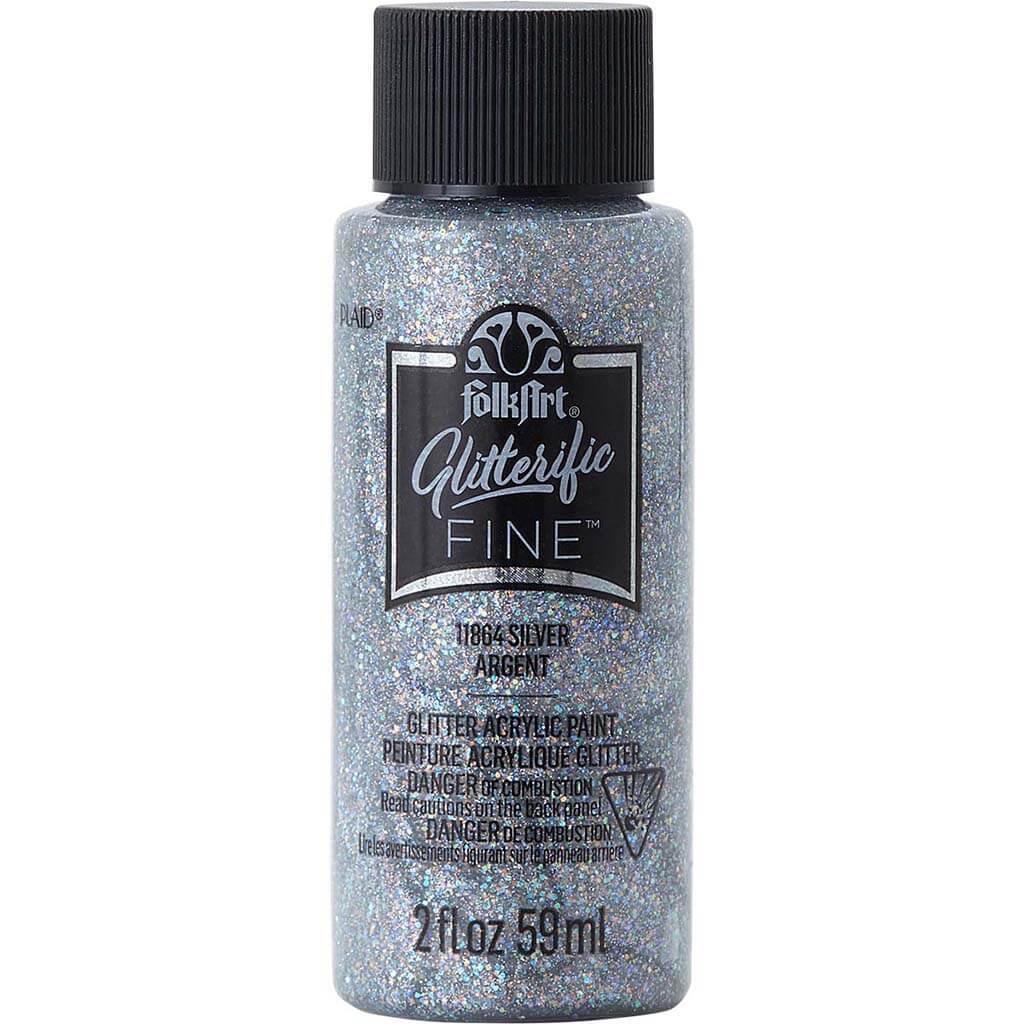 Folkart Glitterific Fine Acrylic Paint, 2oz