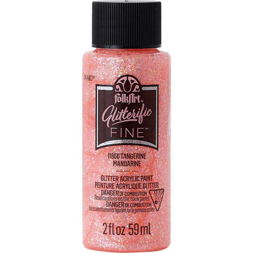 Folkart Glitterific Fine Acrylic Paint, 2oz