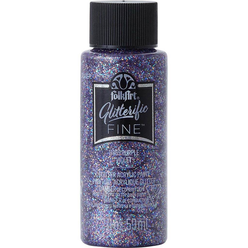 Folkart Glitterific Fine Acrylic Paint, 2oz