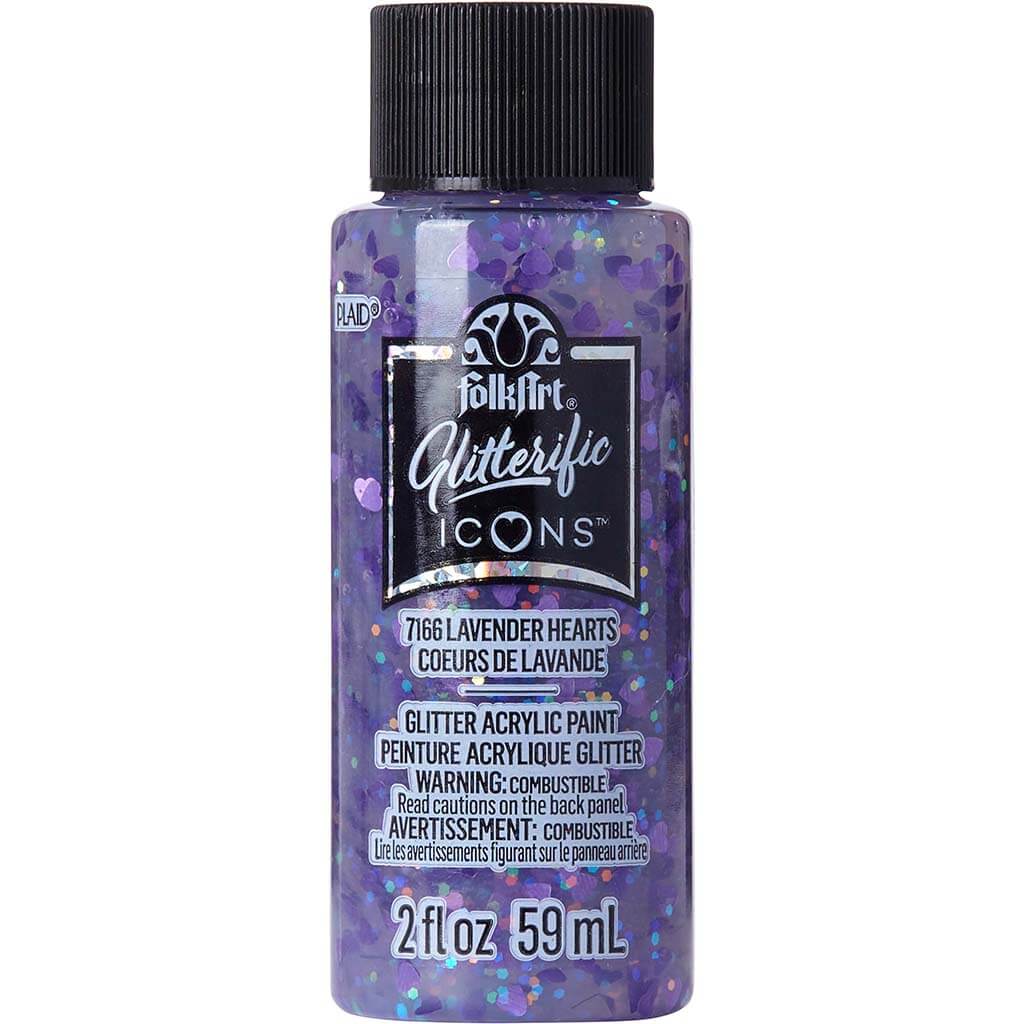 Folkart Glitterific Icons, 2oz