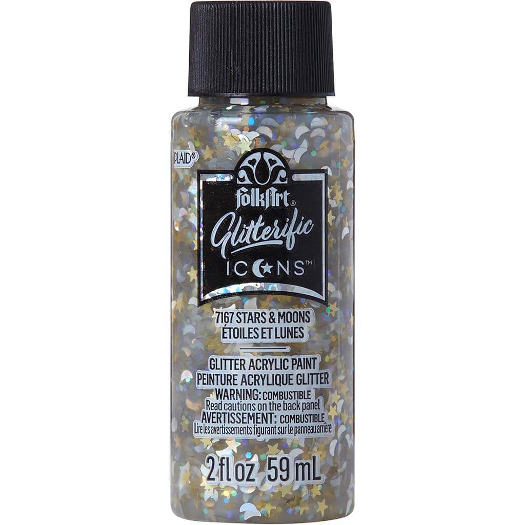 Folkart Glitterific Icons, 2oz