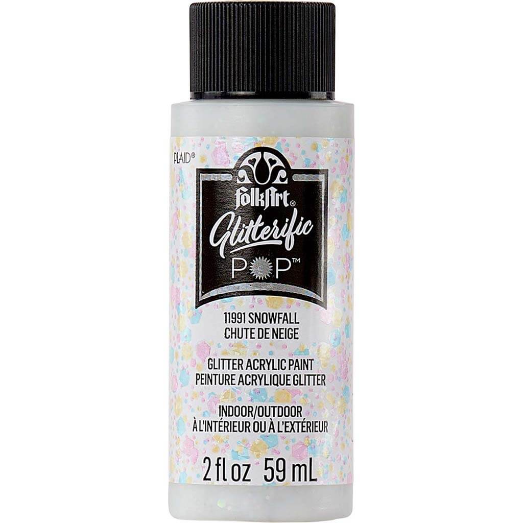 Folkart Glitterific Pop Acrylic Paint, 2oz