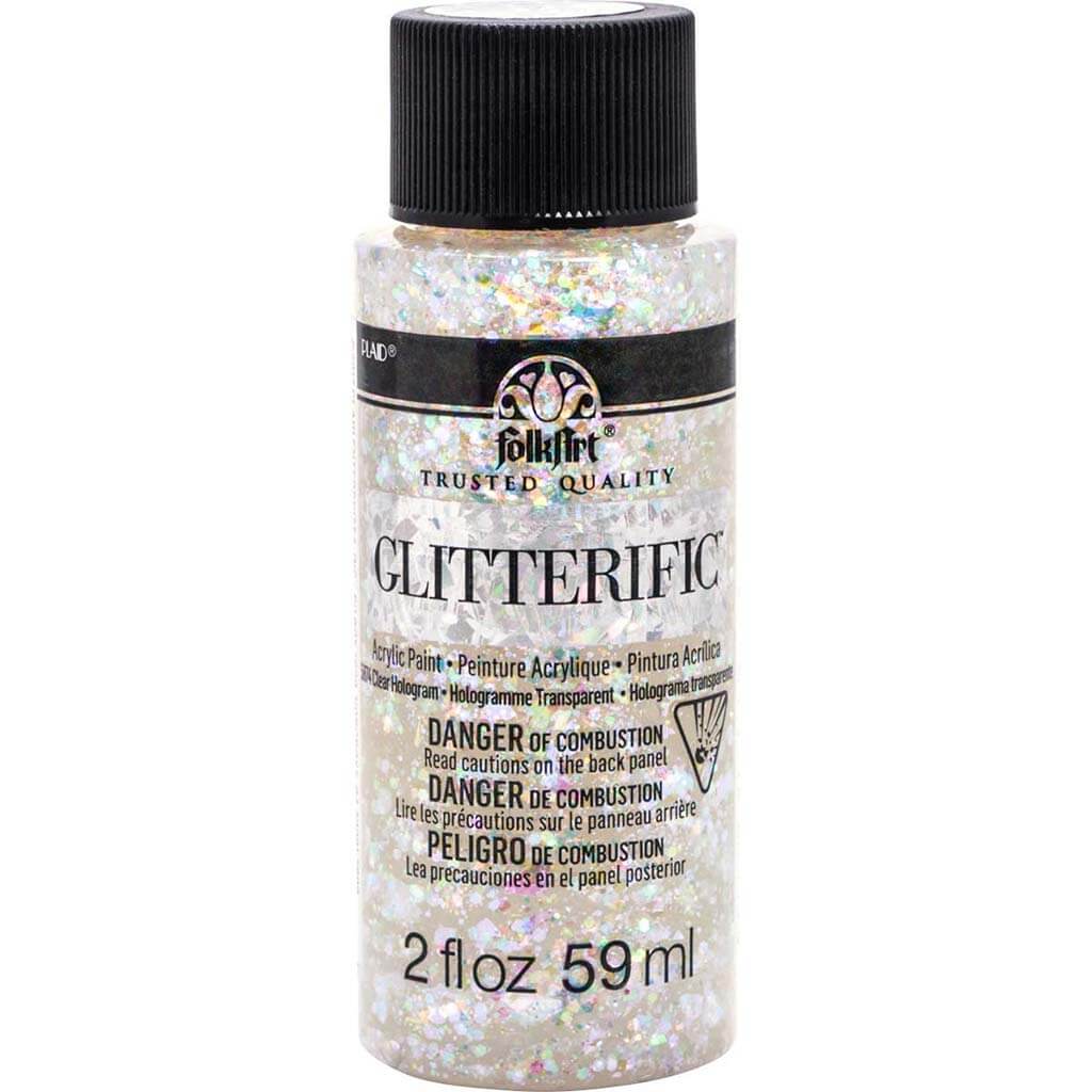 Folkart Glitterific Acrylic Paint, 2oz