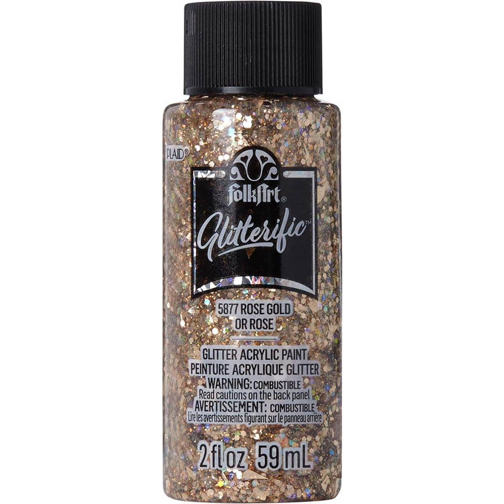 Folkart Glitterific Acrylic Paint, 2oz