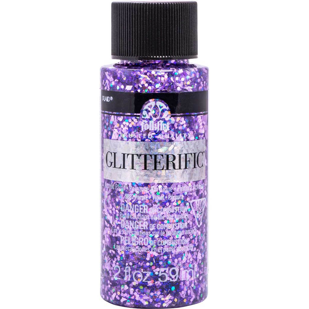 Folkart Glitterific Acrylic Paint, 2oz