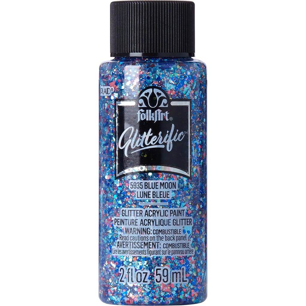 Folkart Glitterific Acrylic Paint, 2oz