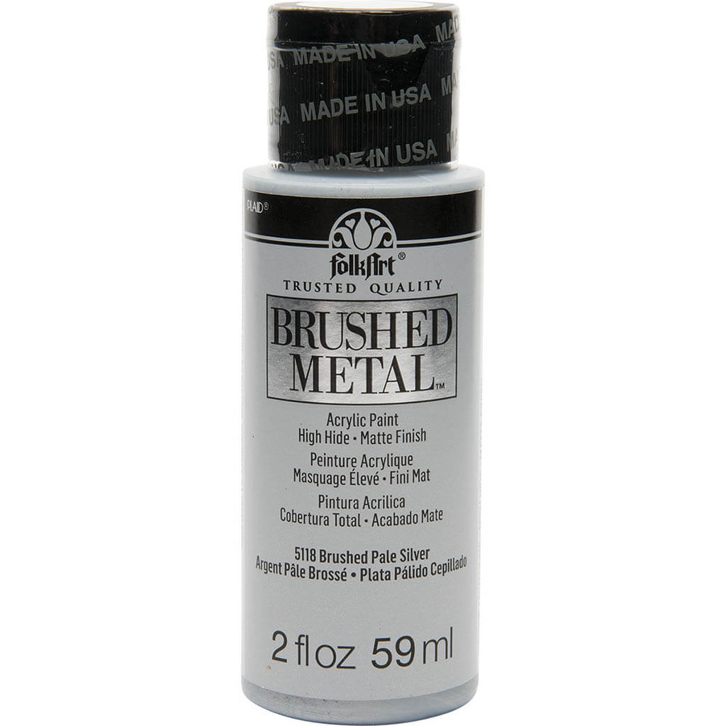 FolkArt Brushed Metal Acrylic Paint, 2oz