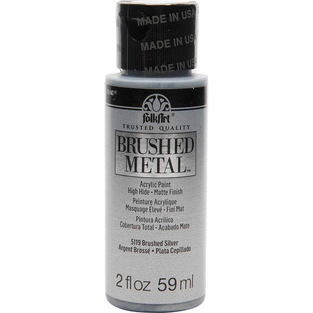 FolkArt Brushed Metal Acrylic Paint, 2oz