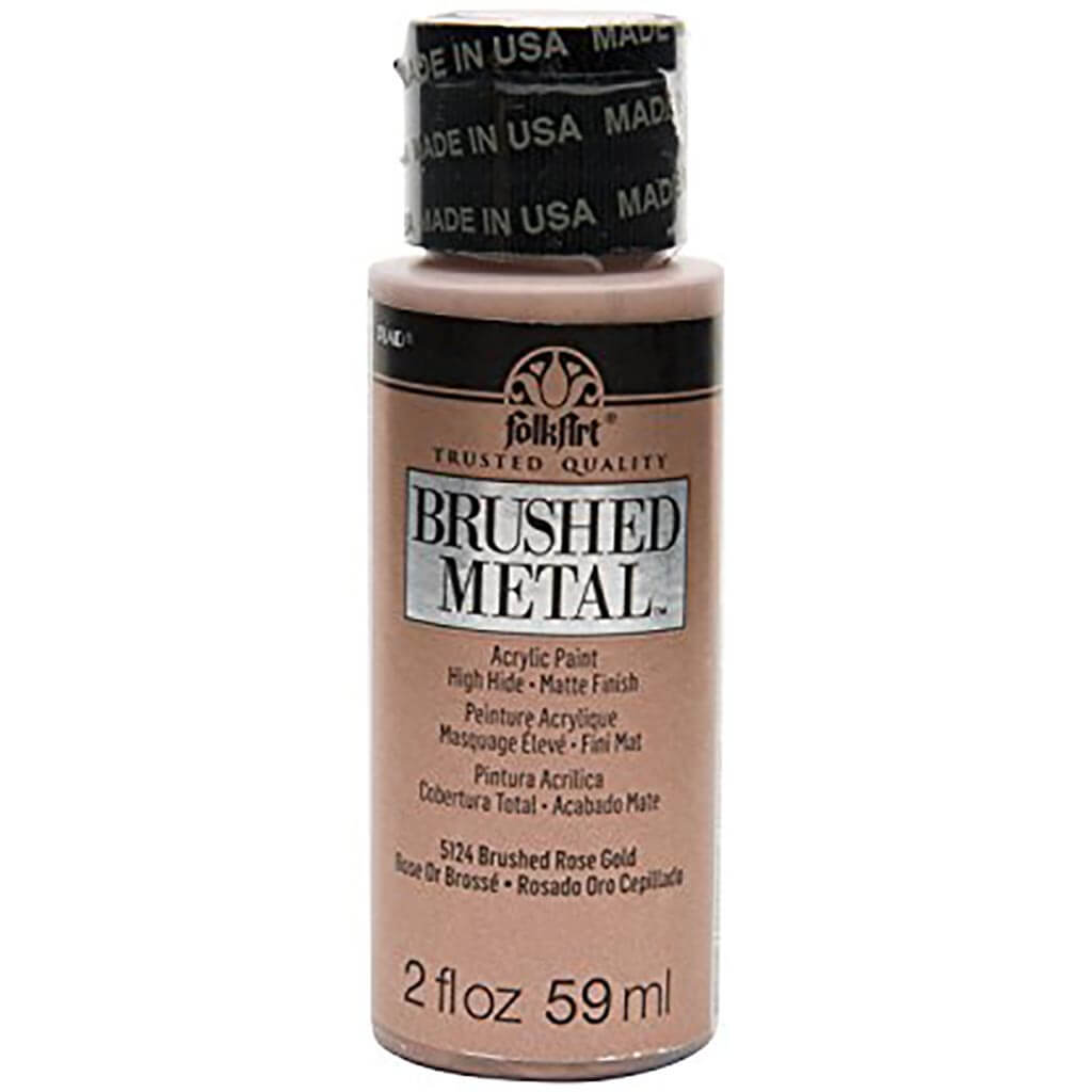 FolkArt Brushed Metal Acrylic Paint, 2oz