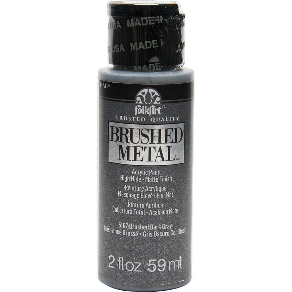 FolkArt Brushed Metal Acrylic Paint, 2oz