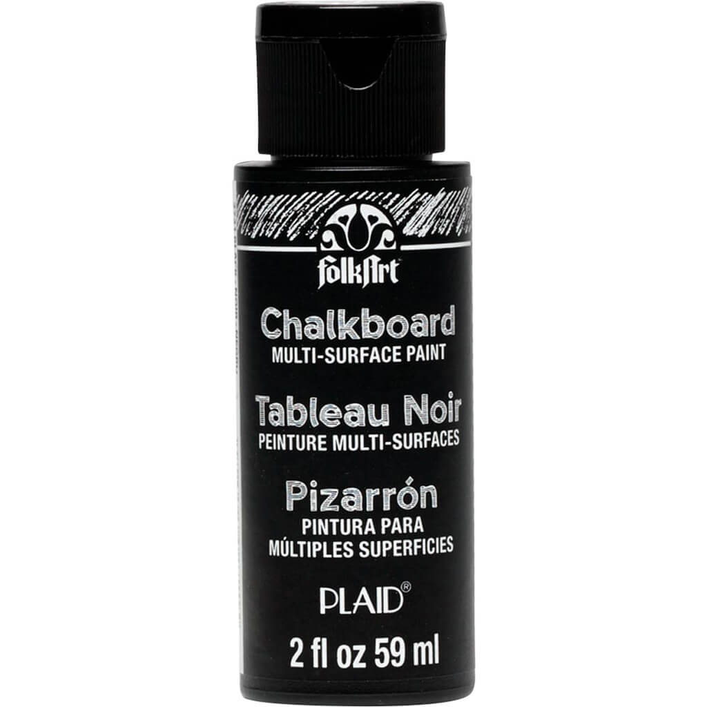 Folkart Chalkboard Multi-Surface Black, 2oz