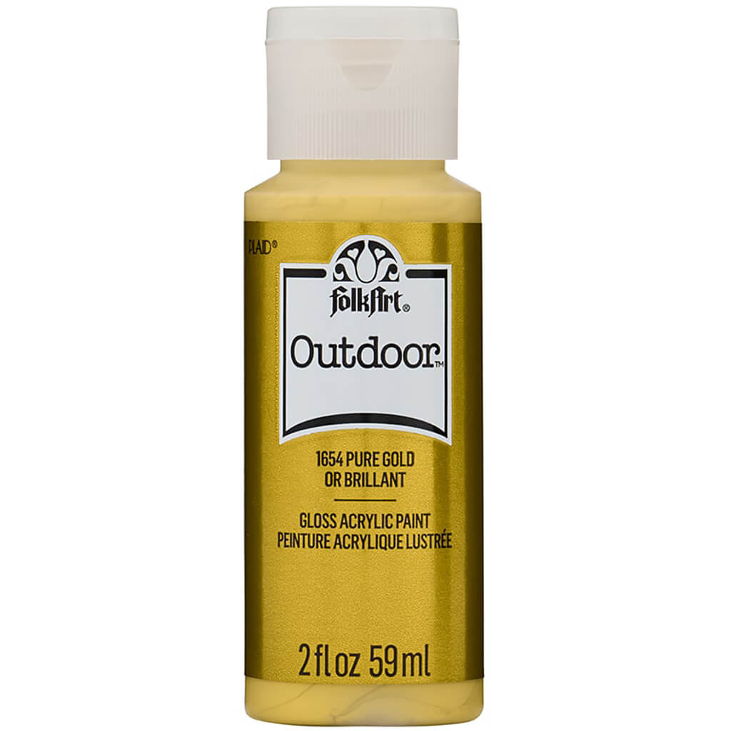 Folkart Outdoor Acrylic Metallic, 2oz