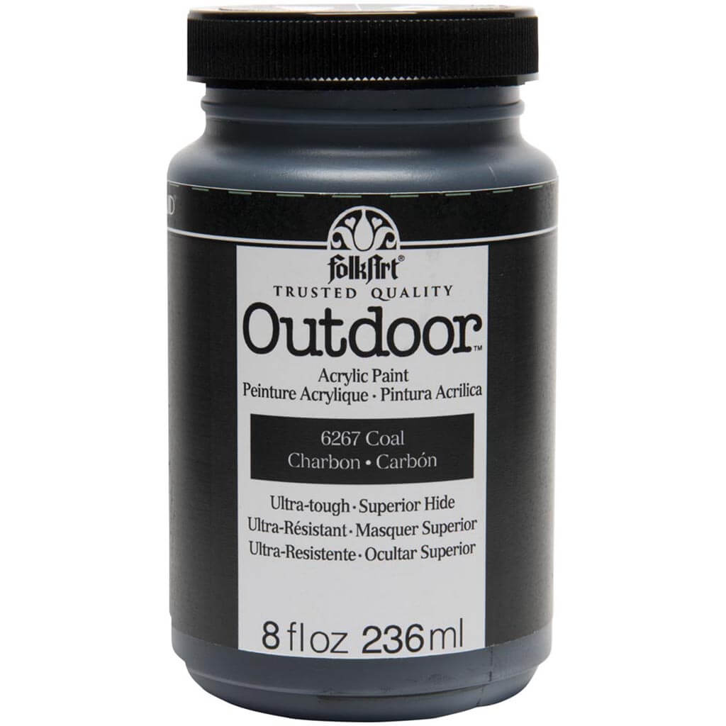 Folkart Outdoor Coal, 8oz