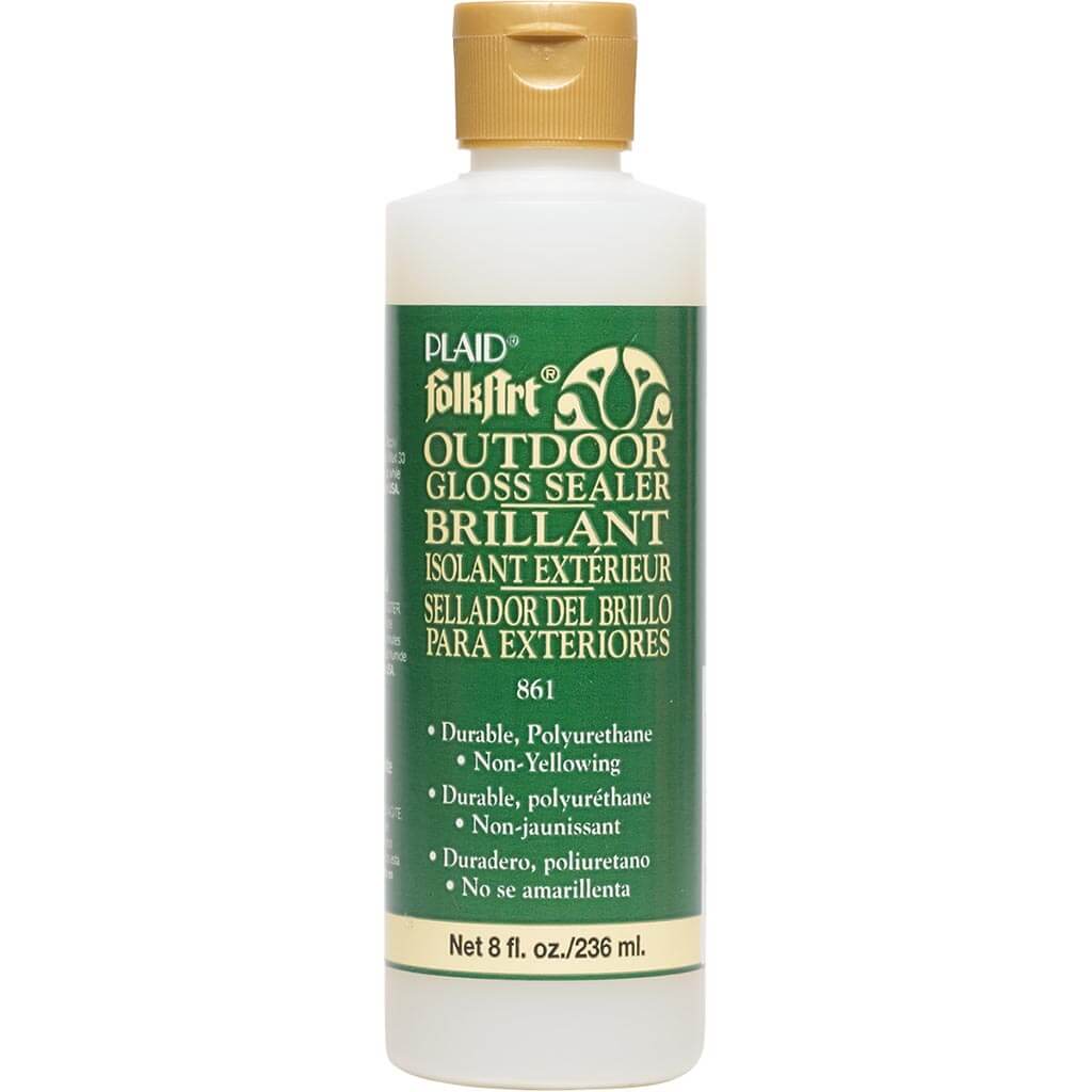Folkart Finishes Outdoor Sealer Gloss 8oz