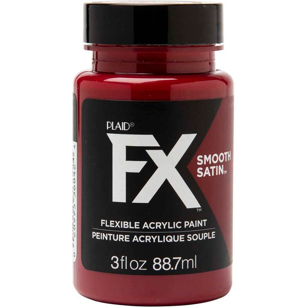 PlaidFX Smooth Satin Flexible Acrylic Paint, 3oz