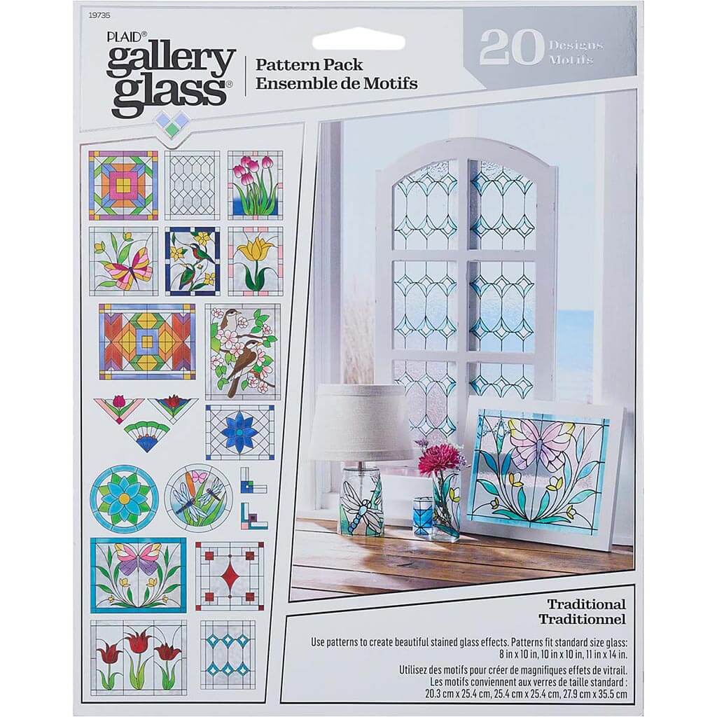 Gallery Glass Pattern Set Traditional, 3pc