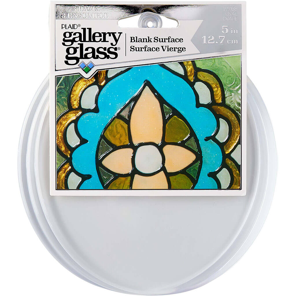 Gallery Glass Surface Oval 3pc