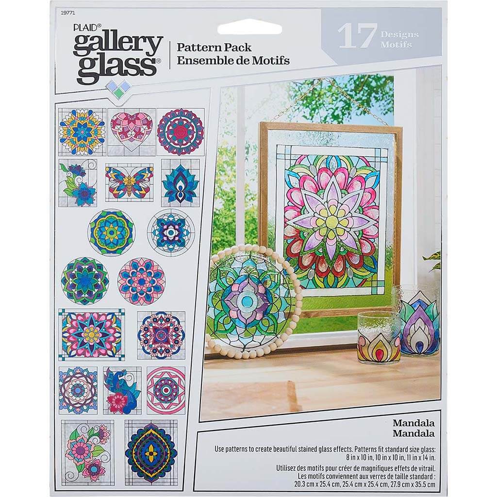 Gallery Glass Pattern Set Mandala 3pc