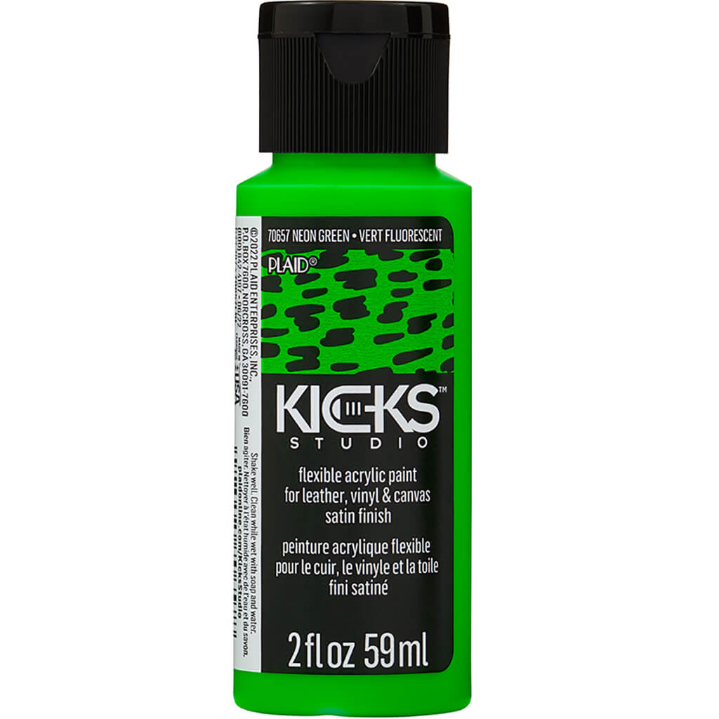 Kicks Studio Shoe Paint Neon Pink, 2oz