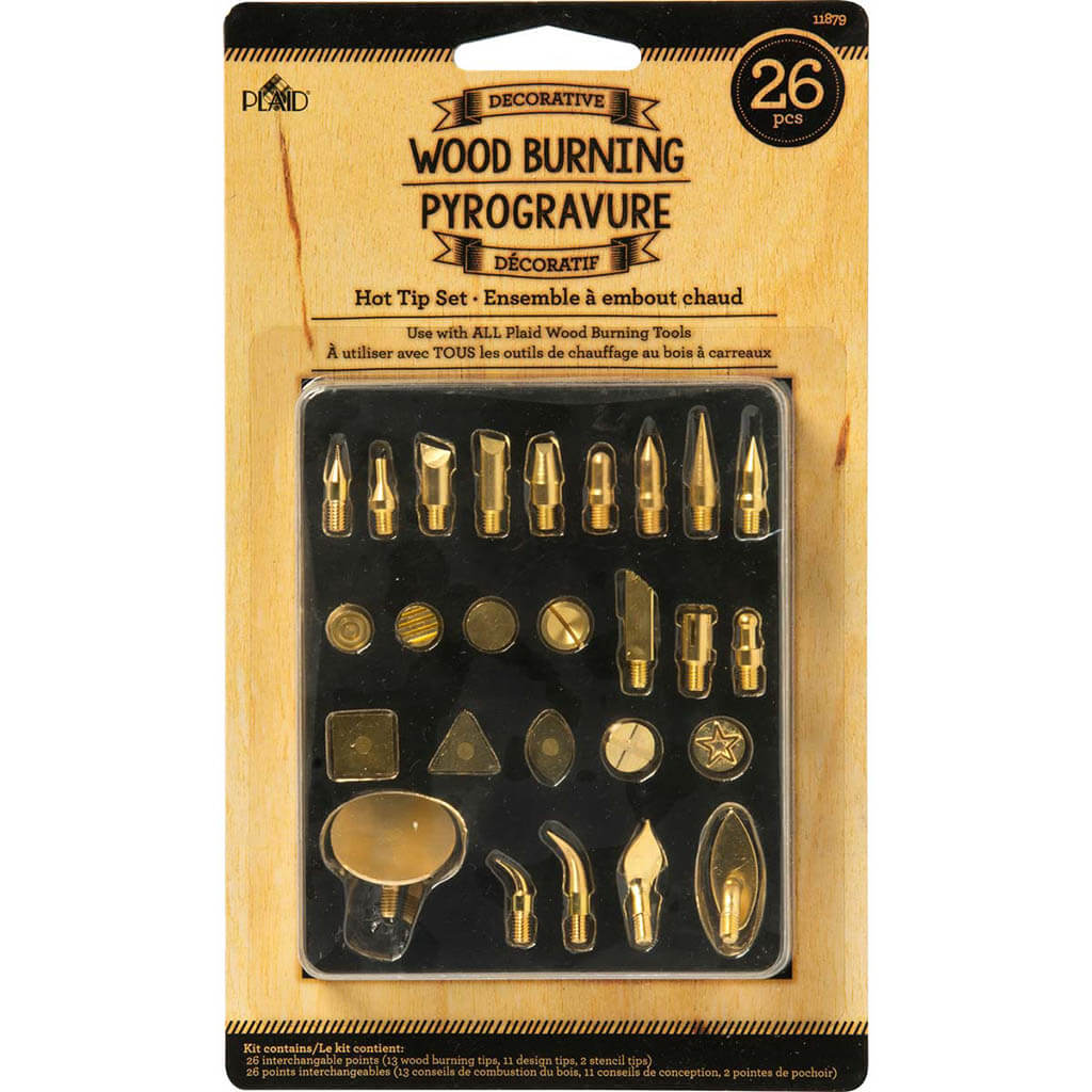 Wood Burning Tip Set, 26pc