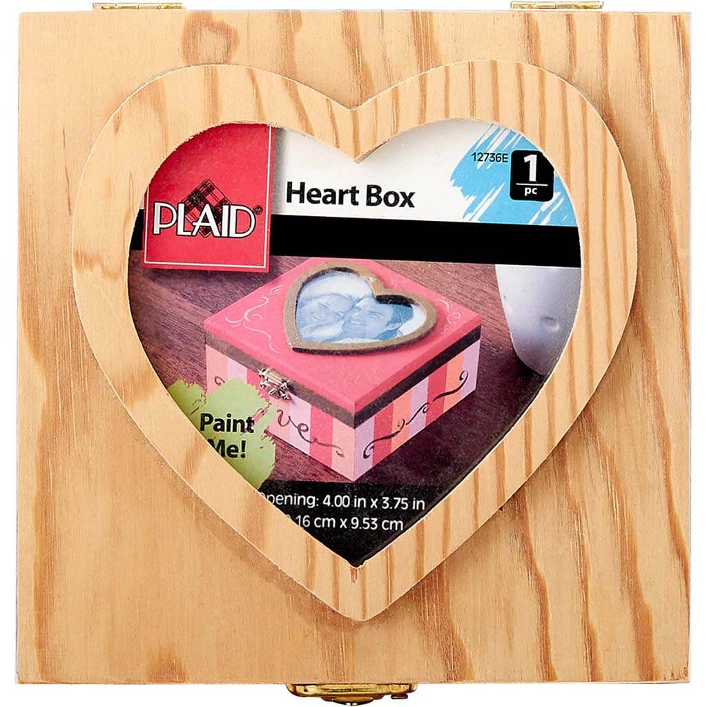 Wood Surfaces Heart Box