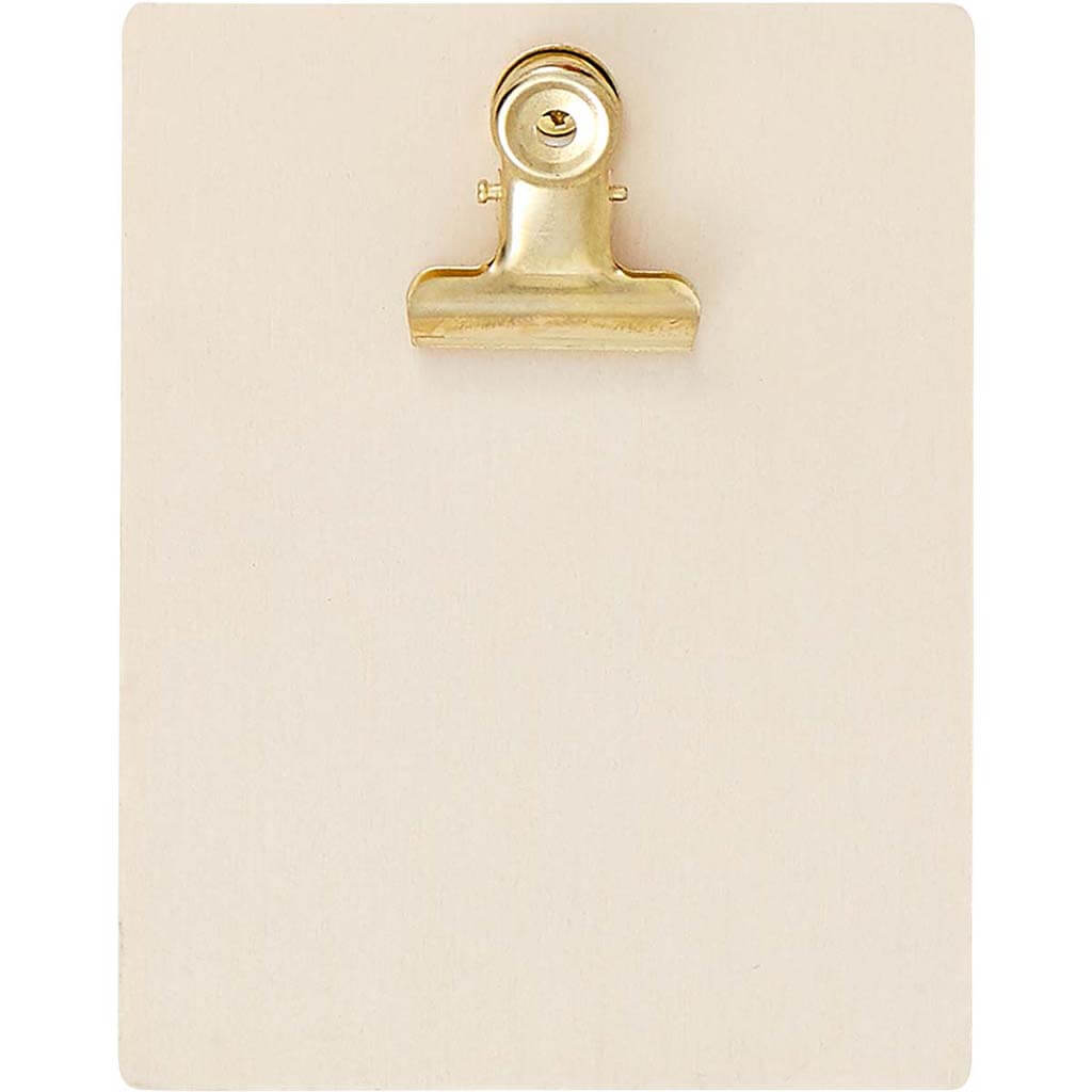 Clipboard Plywood, Unfinished, 4.5in x 3.5in