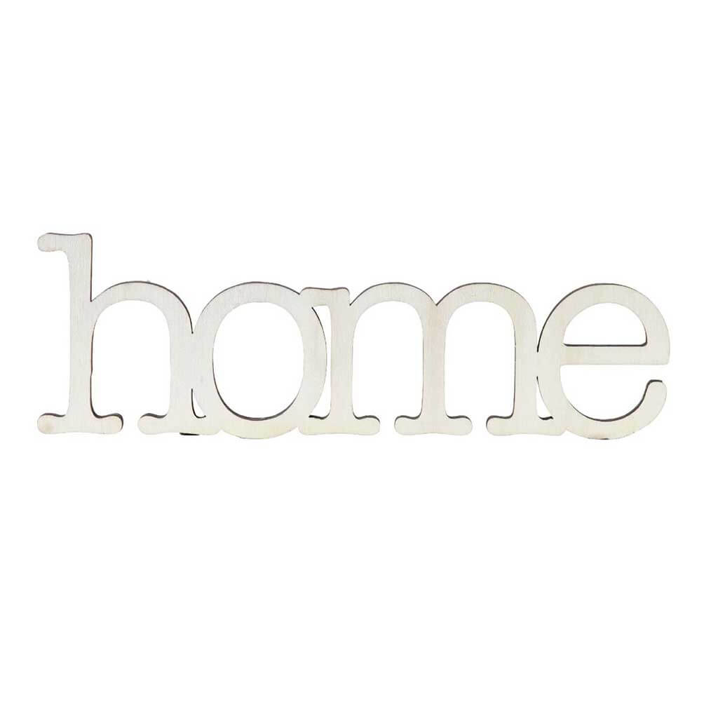 Laser Cut Word Home, 7in