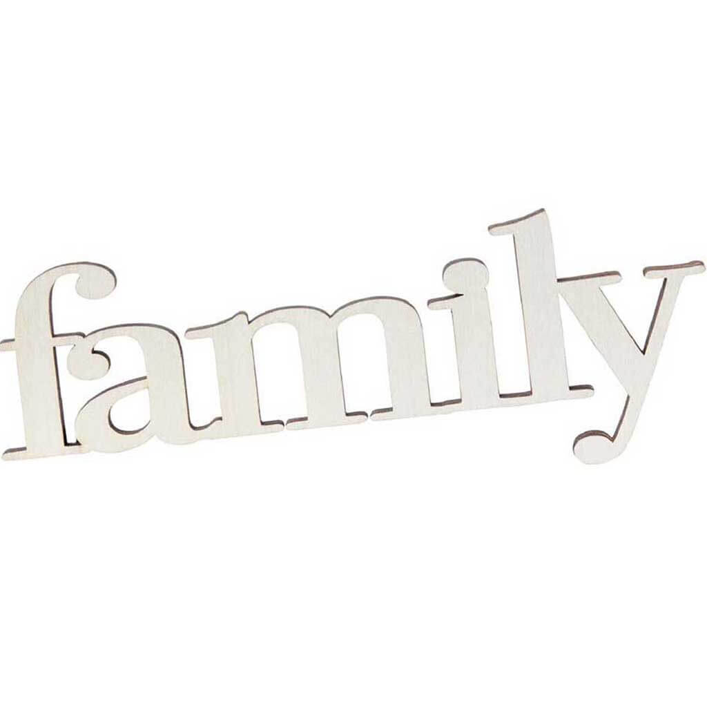 Laser Cut Word Family, 7in