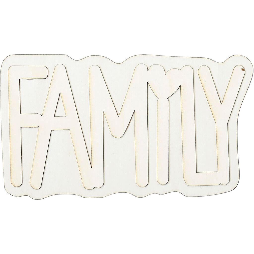 Layered Wood Shape Family, 7in