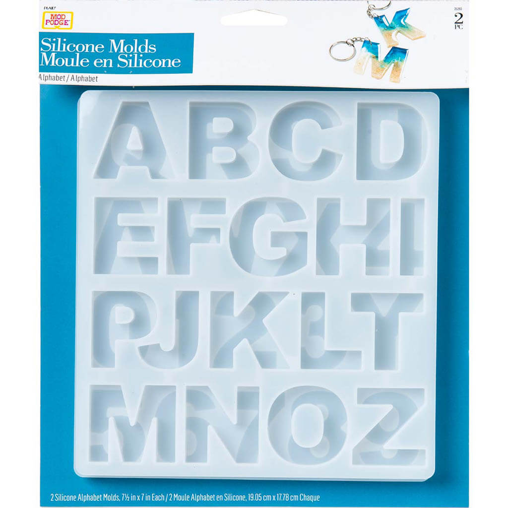 Mod Podge Silicone Mold Alphabet