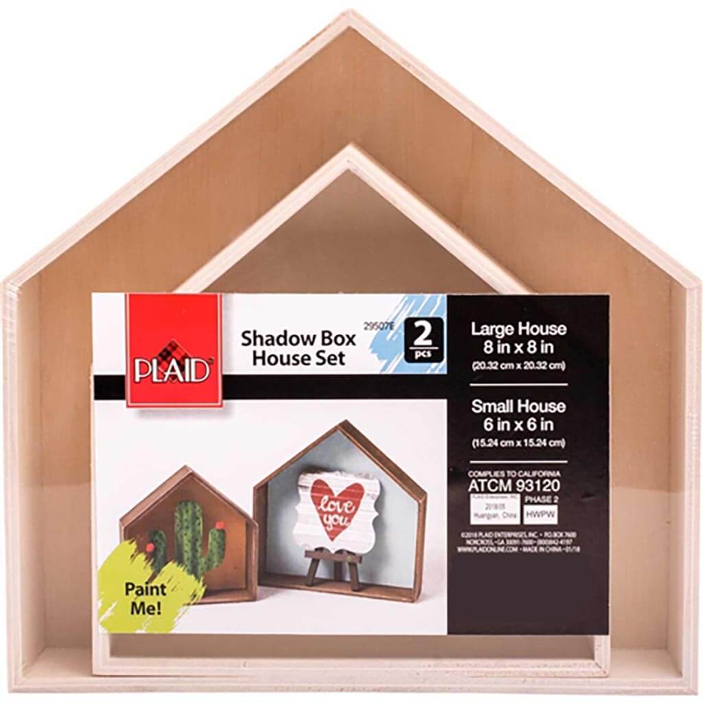 Shadowbox Houses, 2pc