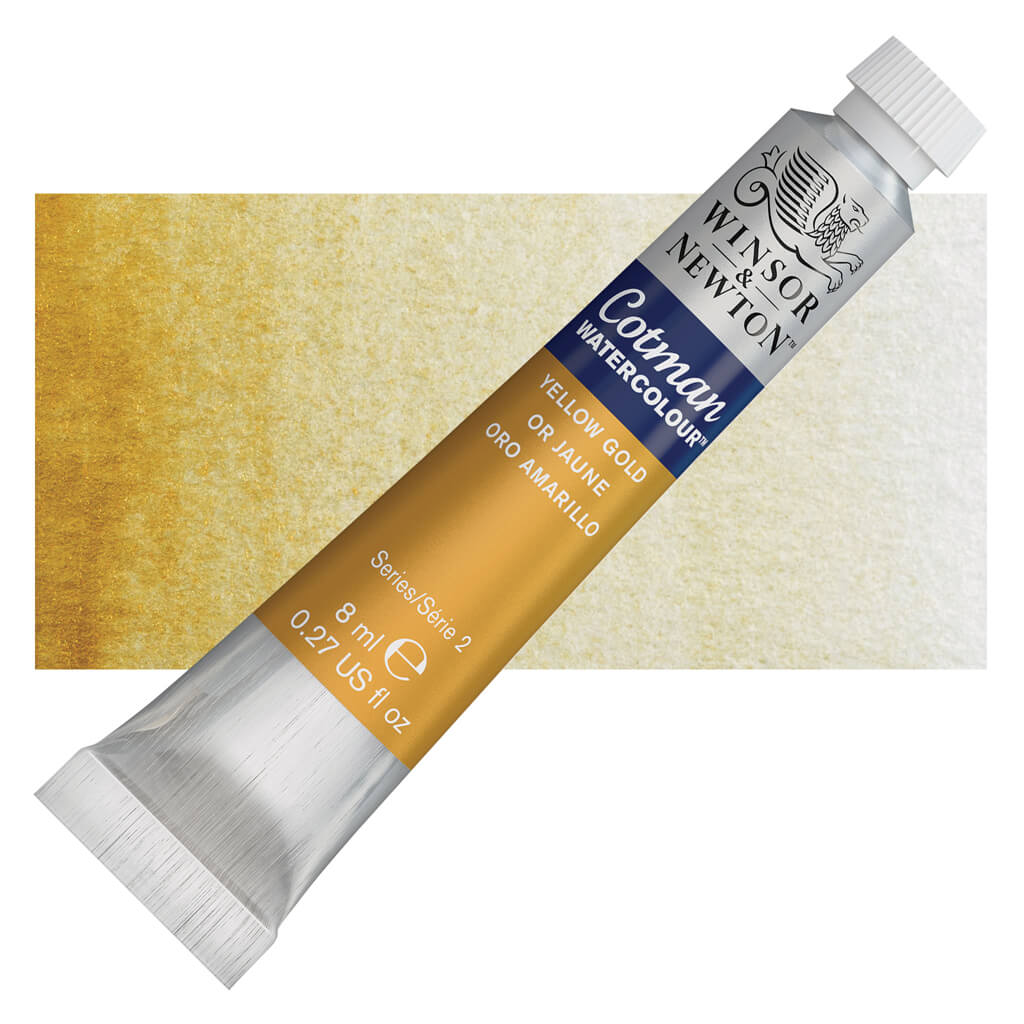 W&amp;N Cotman Watercolors 8ml Yellow Gold