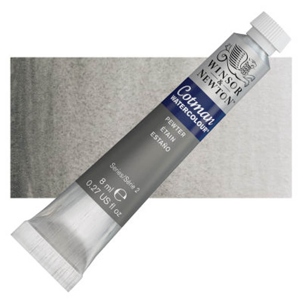 W&amp;N Cotman Watercolors 8ml Pewter