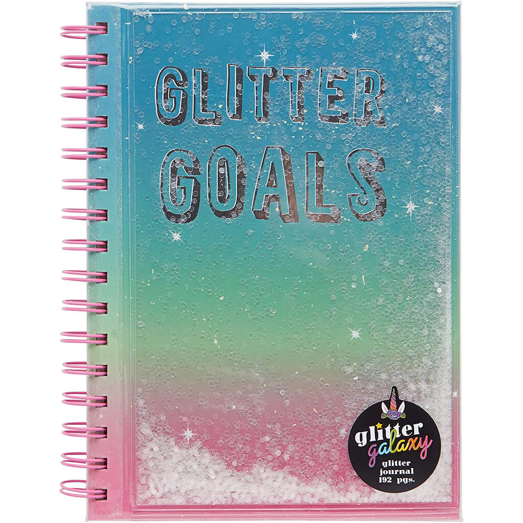 Twin Wire Journal Glitter Galaxy