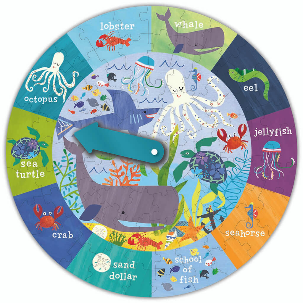 Under The Sea Round Puzzle Kids