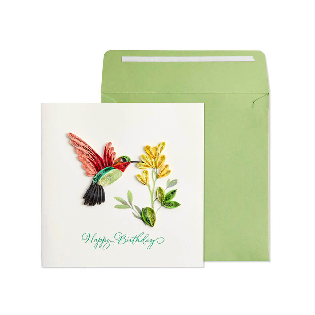 Birthday Card Hummingbird